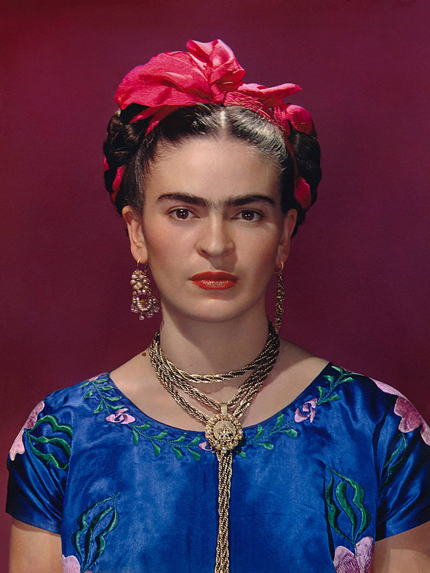 Frida Kahlo 전시회: Frieda Kahlo 'The Making Herself' Up 개막 HD 전화 배경 화면