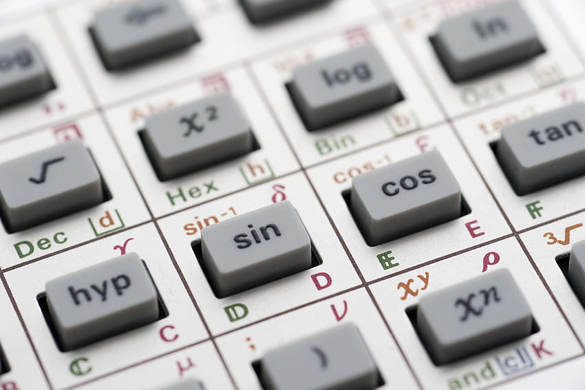 kluczy kalkulatora trygonometrii Tapeta HD