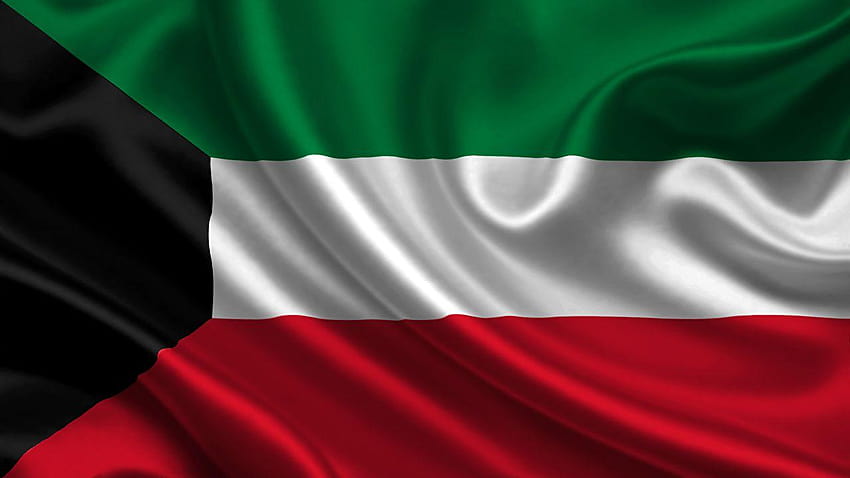 Kuwait Flag Stripes HD wallpaper