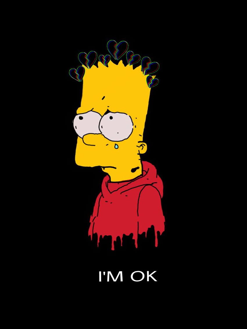 Yaxzminn✨ on X: Não sei o que é pior , gente que tira a foto do perfil pra  mostrar que tá triste ou gente que usa foto do Bart Sad como foto