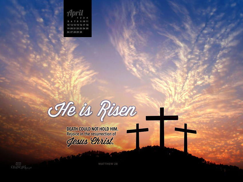 of Jesus Has Risen, he is risen HD wallpaper
