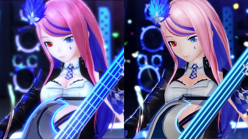 Hatsune Miku: Project DIVA X PS4 Versus PS Vita Vergleich, rosa Anime Vita HD-Hintergrundbild