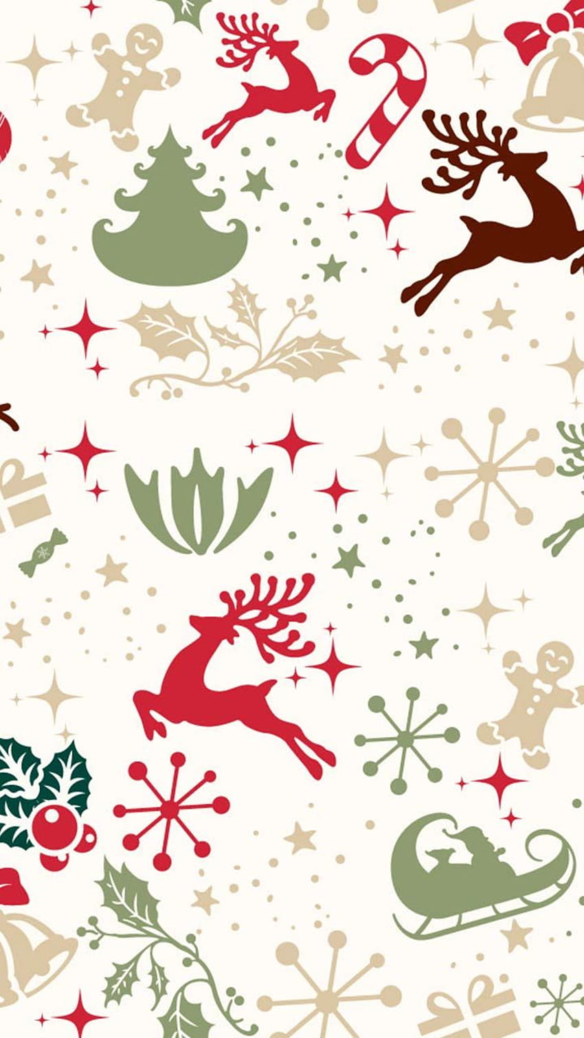 bungkus kado natal. Sederhana dan penuh warna. Selamat Natal. wallpaper ponsel HD