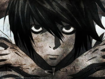 Prettyland corto negro Death Note L Lawliet Hideki Ryuga Eraldo