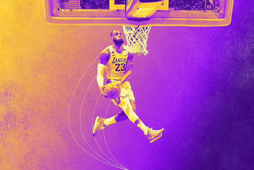 ช่วงเวลาแห่งนิยามของฤดูกาล NBA: LeBron Dunk หนึ่งตัวกลายเป็นการไว้อาลัย Kobe ที่สมบูรณ์แบบ วอลล์เปเปอร์ HD