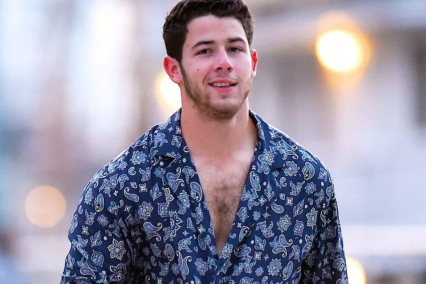 Nick Jonas Joined the Shirtless Blazer Club HD wallpaper
