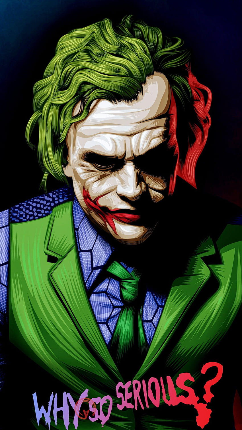 The Joker, Why So Serious?, why so serious joker mobile HD phone wallpaper