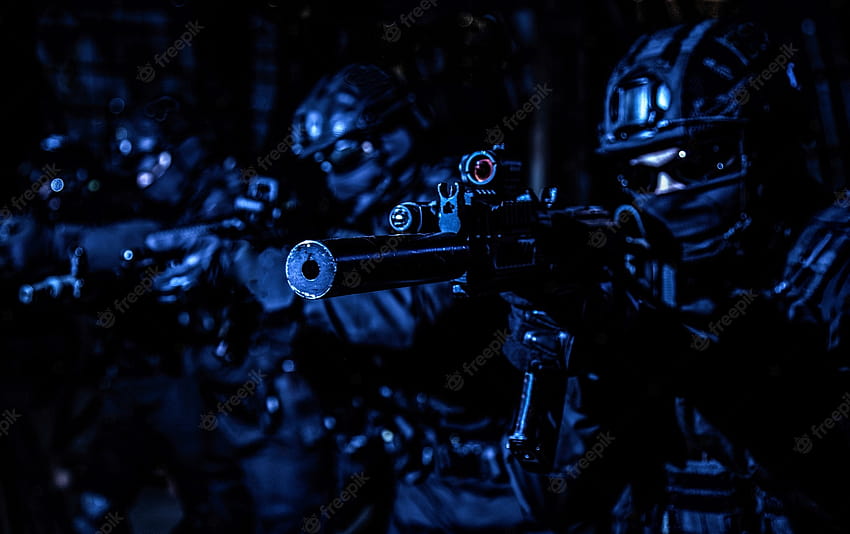 Mitglieder des SWAT-Teams HD-Hintergrundbild
