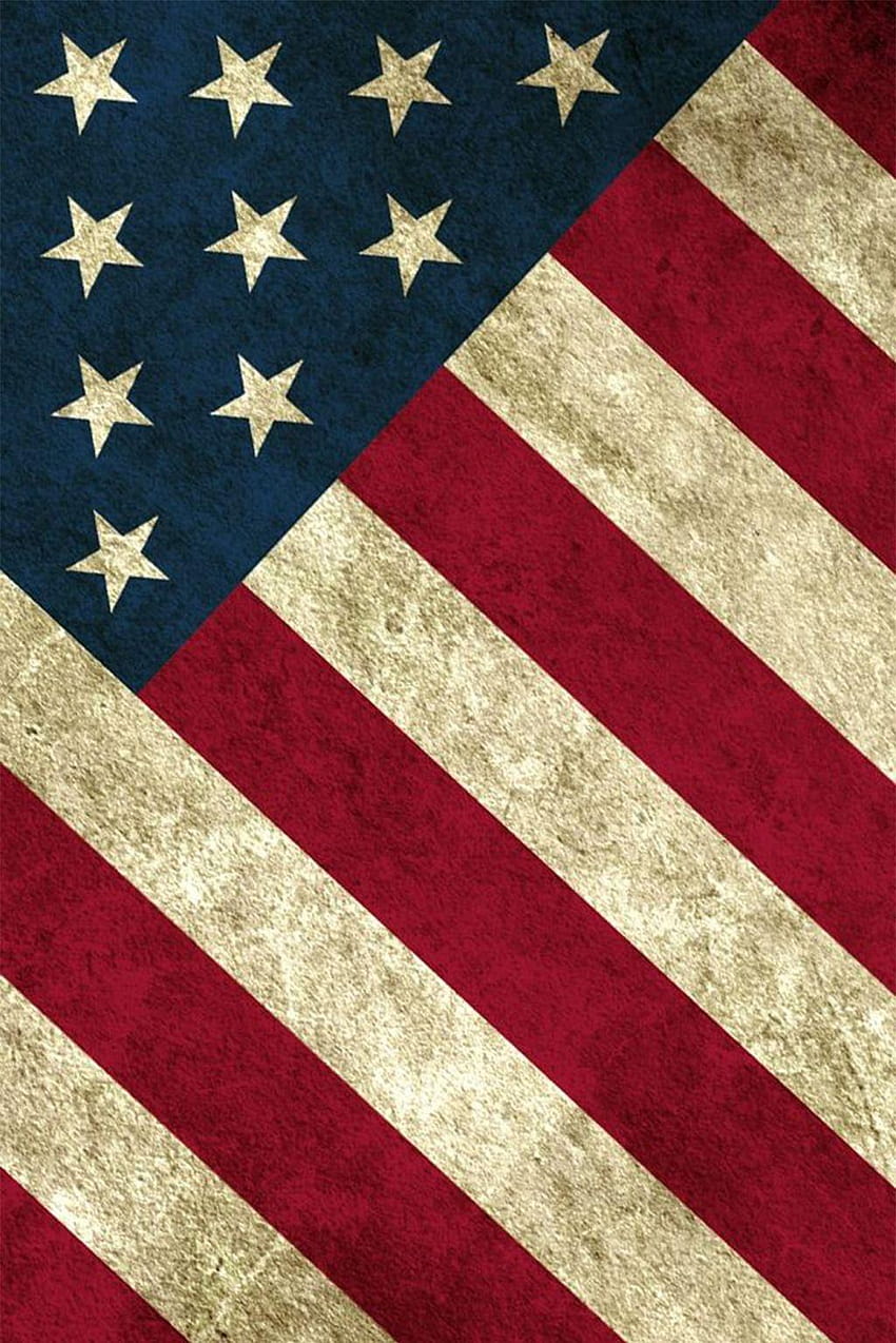 アメリカ、アメリカの国旗 HD電話の壁紙