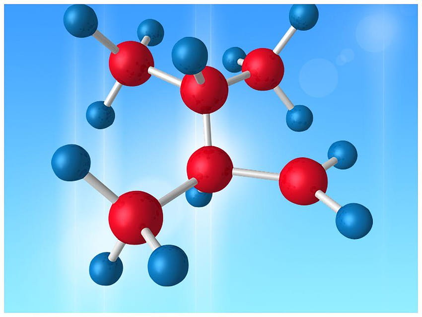 Molecule PowerPoint Template, background powerpoint chemistry HD wallpaper
