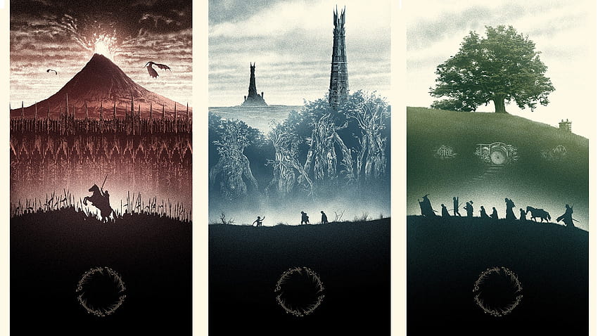 The Lord Of The Rings, The Shire, Bag End, Isengard, Mordor / and Mobile Backgrounds HD wallpaper