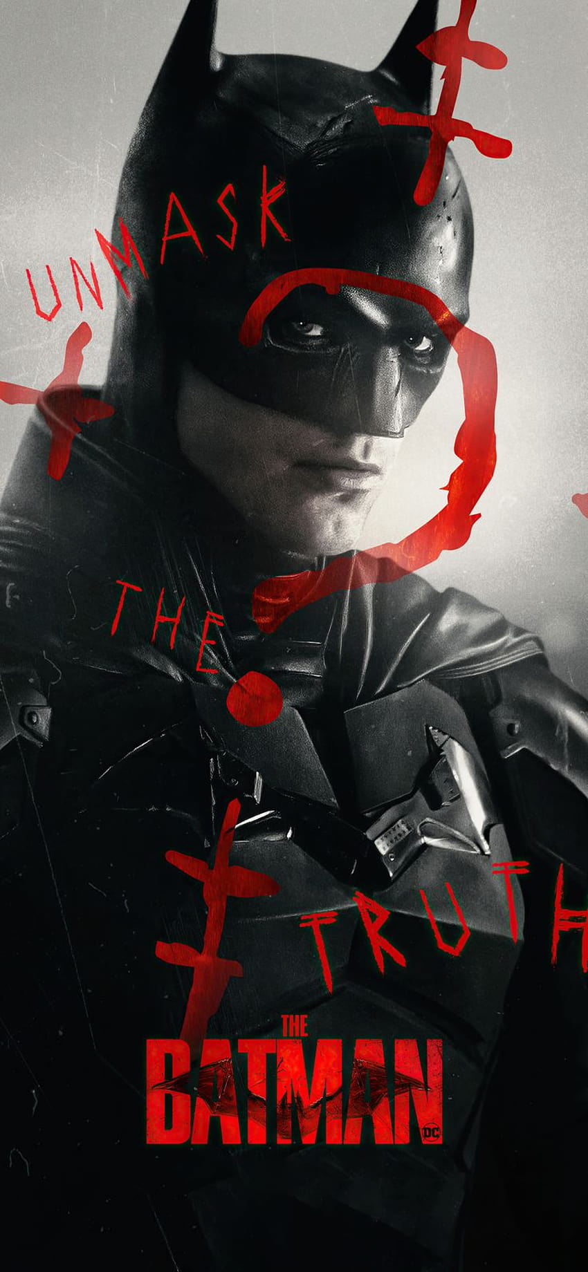 Robert Pattinson Plakat Batmana, filmy 2022 Tapeta na telefon HD