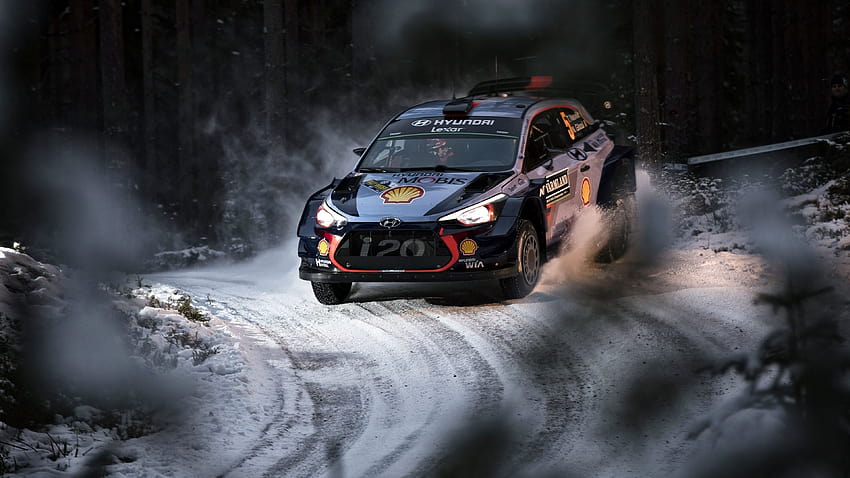ヒュンダイ ラリー i20 WRC ティエリー ヌービル 車 3840x2160, wrc 2020 高画質の壁紙
