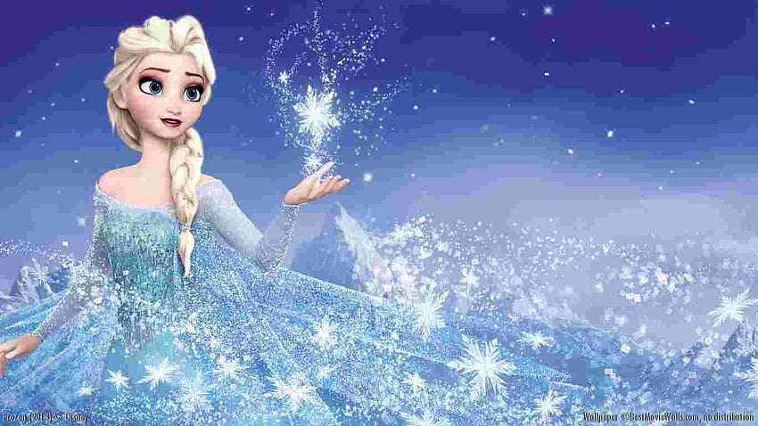 Frozen Disney Movie Elsa 1366x768 HD wallpaper