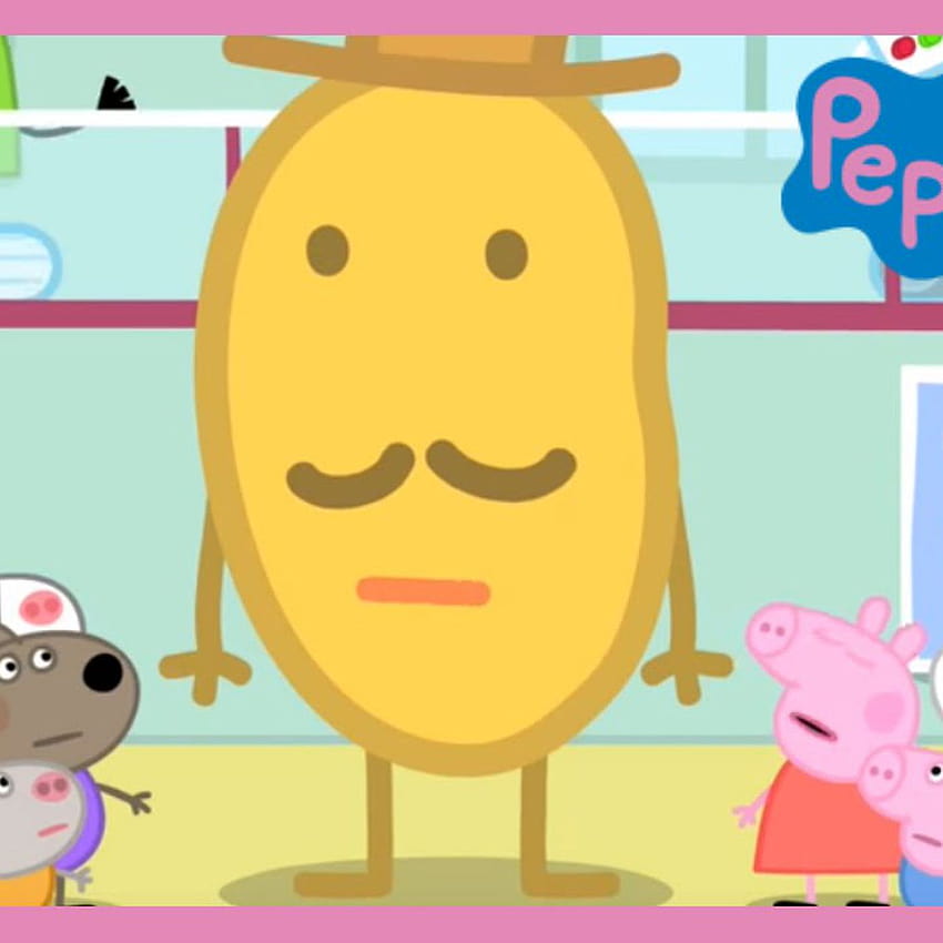 We need to talk about Mr. Potato, the anthropomorphic sports potato from 'Peppa Pig', mr potato peppa pig HD phone wallpaper