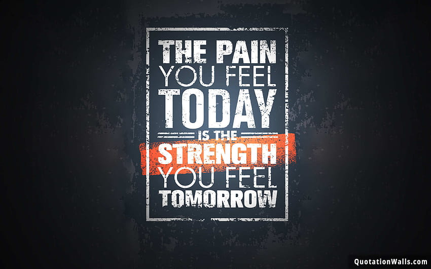 Pain Of Today Motivational for Mobile, pain quotes HD wallpaper