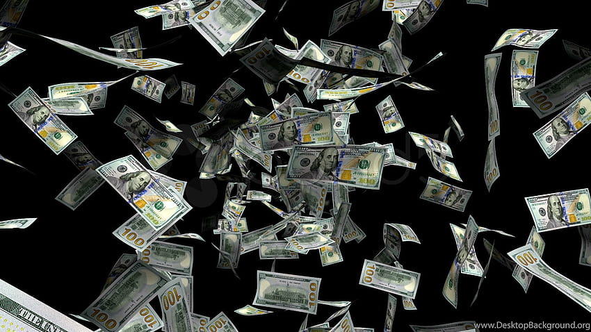 Deszcz pieniędzy, spadające pieniądze Tapeta HD