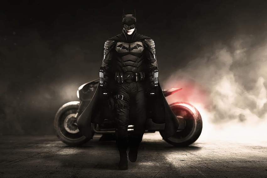 The Batman Bruce Wayne With Bike , Superheroes, Backgrounds, and, batman 2022 bruce wayne HD wallpaper