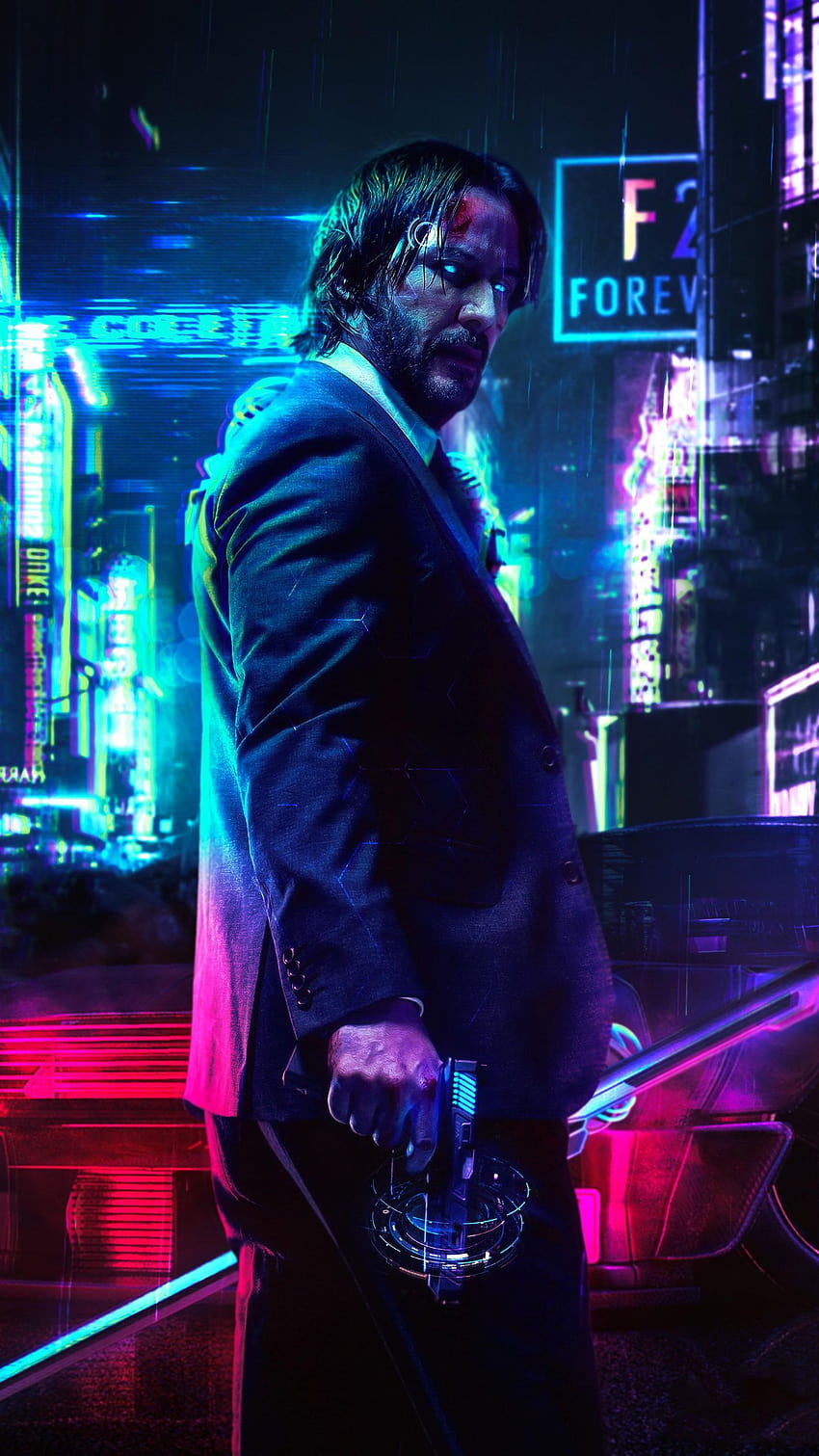 Joker Cyberpunk HD Wallpaper - Eyecandy for your XFCE-Desktop 