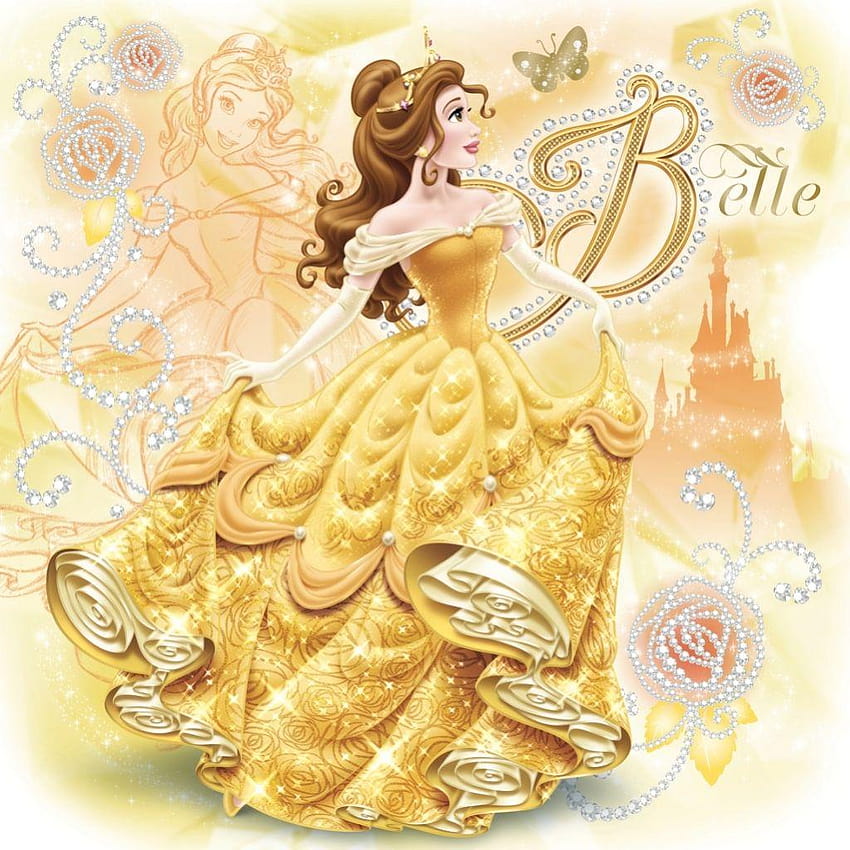 Disney Belle Belle Beauty and the Beast Disney Princess Rapunzel belle  fictional Character desktop Wallpaper beast png  PNGWing