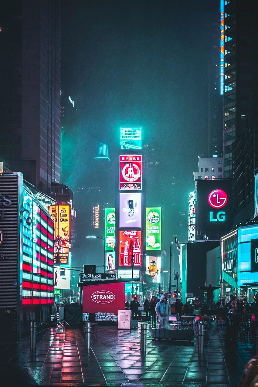 Streets At Night, vida nocturna estética de Japón fondo de pantalla del teléfono