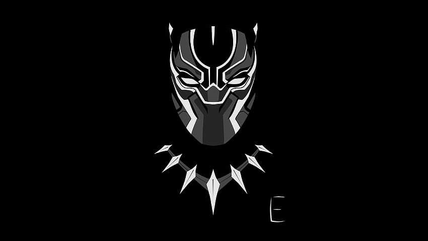 Black Panther Logo, black panther marvel logo HD wallpaper