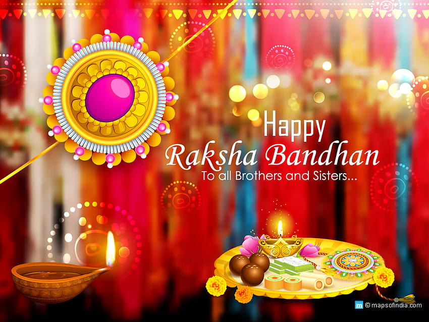 Raksha Bandhan, glücklicher Rakshabandhan HD-Hintergrundbild