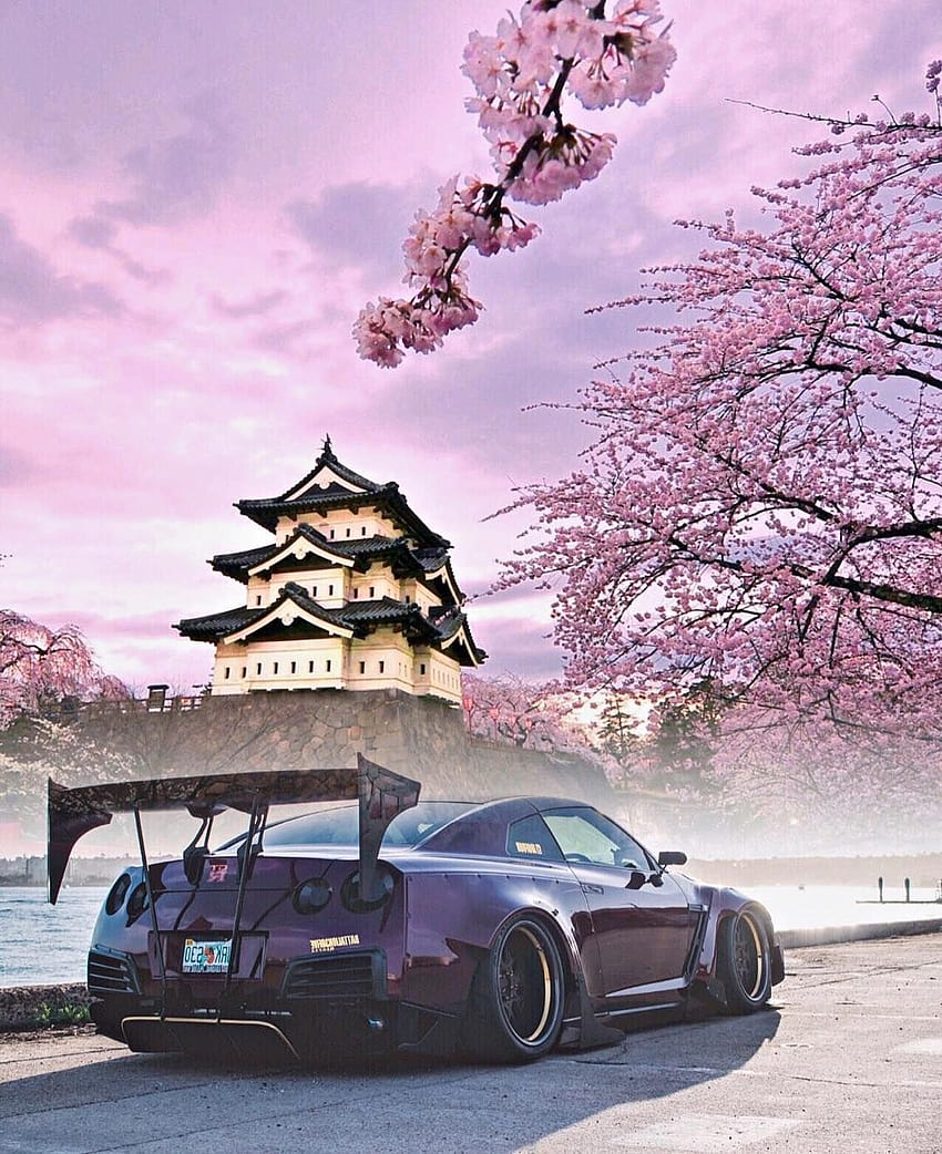 Pin on cars suvs trucks motos and air vehicles, cherry blossom car HD phone wallpaper