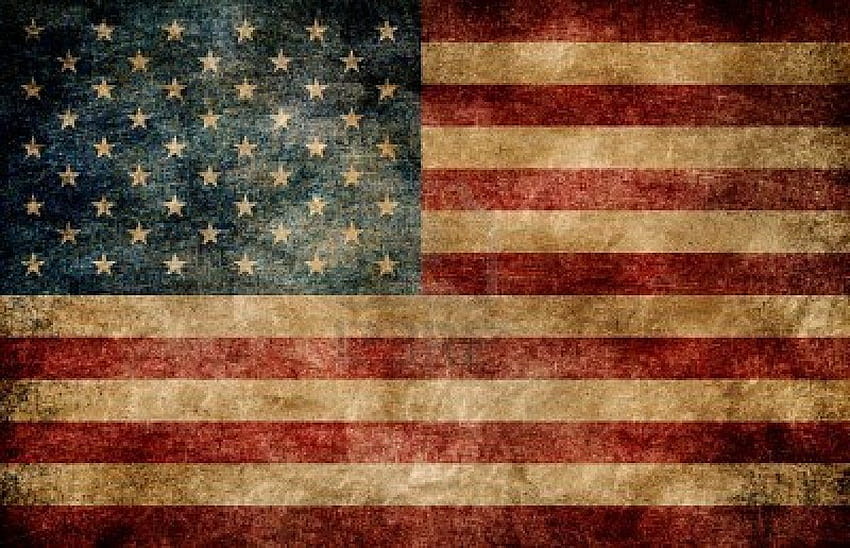 Rustic American Flag, american flag computer HD wallpaper