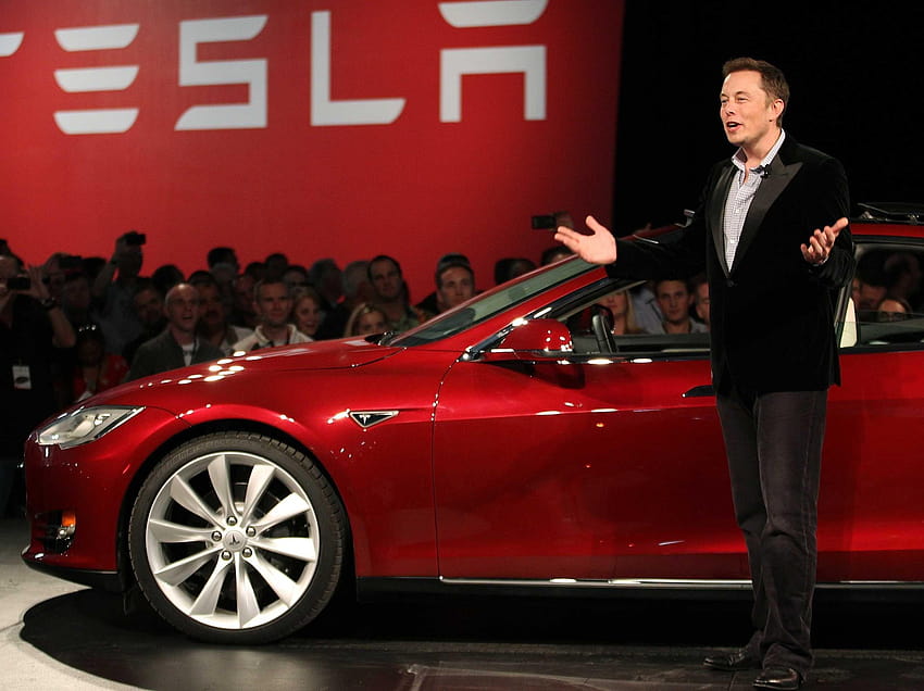 7 Elon Musk, fabbrica Tesla Sfondo HD