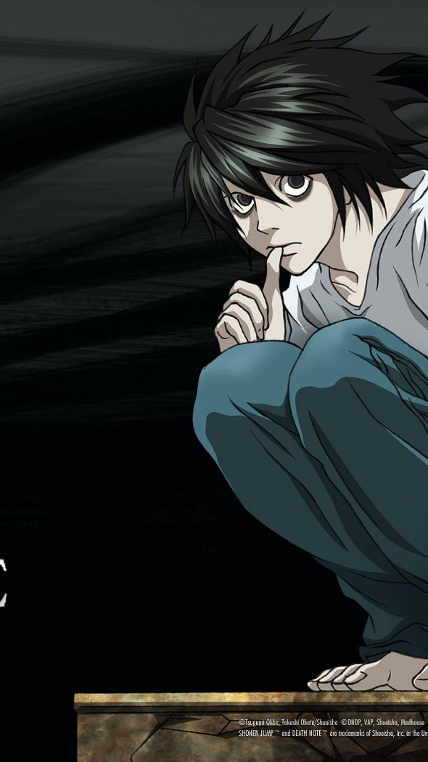 Death Note L gepostet von ... süß, Todesnotiz-Ästhetik HD-Handy-Hintergrundbild