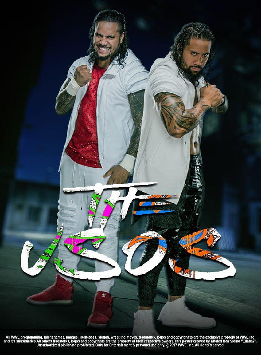 WWE The Usos Poster 2017 by edaba7, the usos 2018 HD phone wallpaper