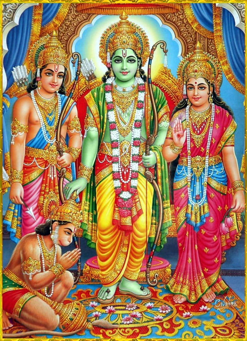 Ram sita hanuman HD wallpapers | Pxfuel