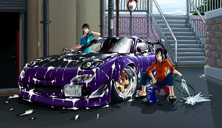 Anime Battling Girl Decals for Car & Truck | Xtreme Digital GraphiX
