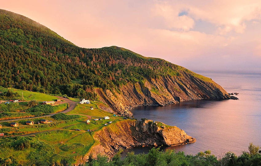 Canada, Nova Scotia, the island of Cape Breton , section пейзажи HD wallpaper