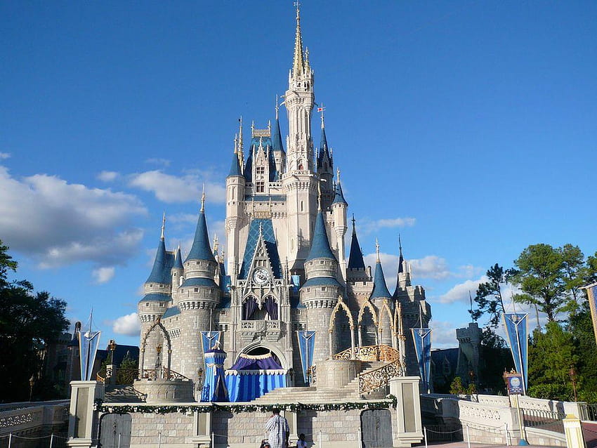 disney cinderella castle wallpaper