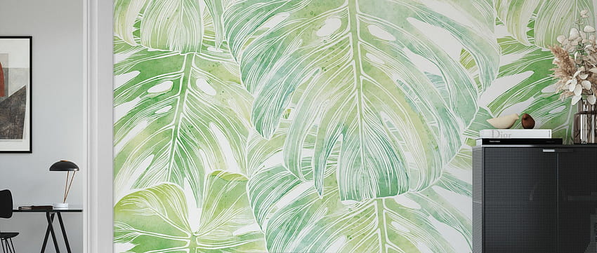 Philodendron Leaf Pattern – stylish, high HD wallpaper