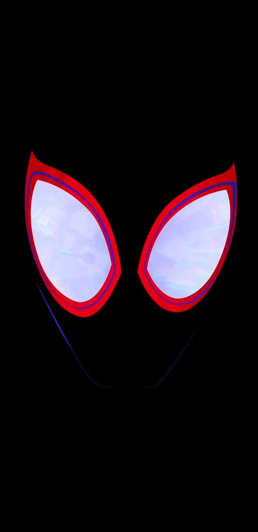 AMOLED BLACK Spider Man Into The Spider Verse Live, spider amoled HD phone wallpaper