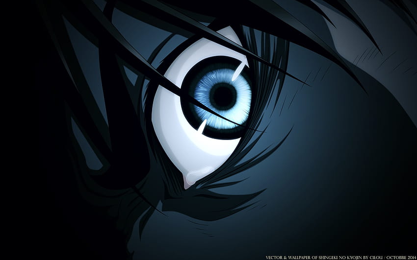 anime eyes HD wallpaper