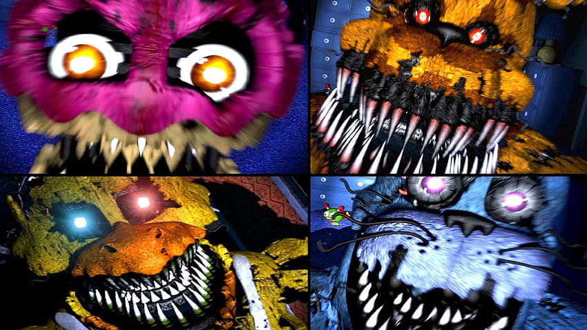 FNAF 4 Nightmare Animatronics Poster for Sale by ladyfiszi