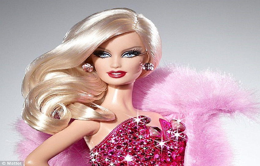 Dunkle Barbiepuppen HD-Hintergrundbild