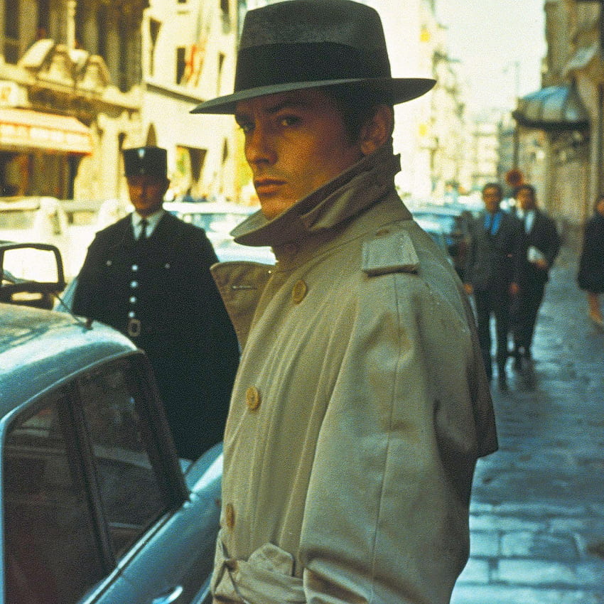 The Way They Wore: Alain Delon's trench coat from Le Samouraï, le samourai HD phone wallpaper