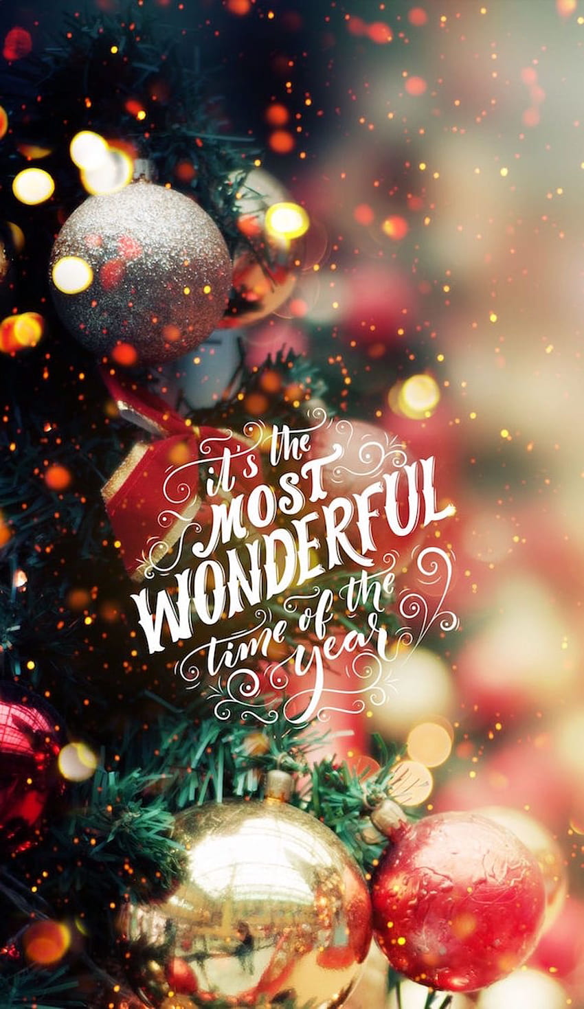 Cute Christmas for a festive mood HD phone wallpaper