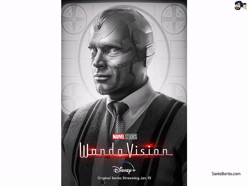 Official poster of Marvel Studios` superhero series, `Wanda Vision`, wandavision 2021 HD wallpaper