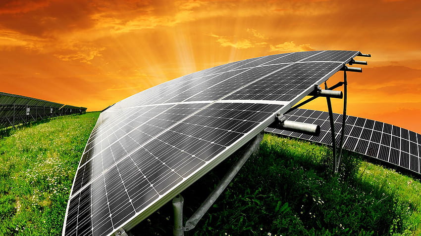 Sprzedaż paneli słonecznych, energia słoneczna Tapeta HD