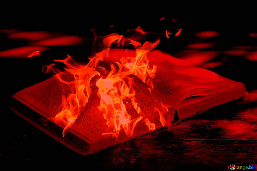 Burn books burning book on CC HD wallpaper