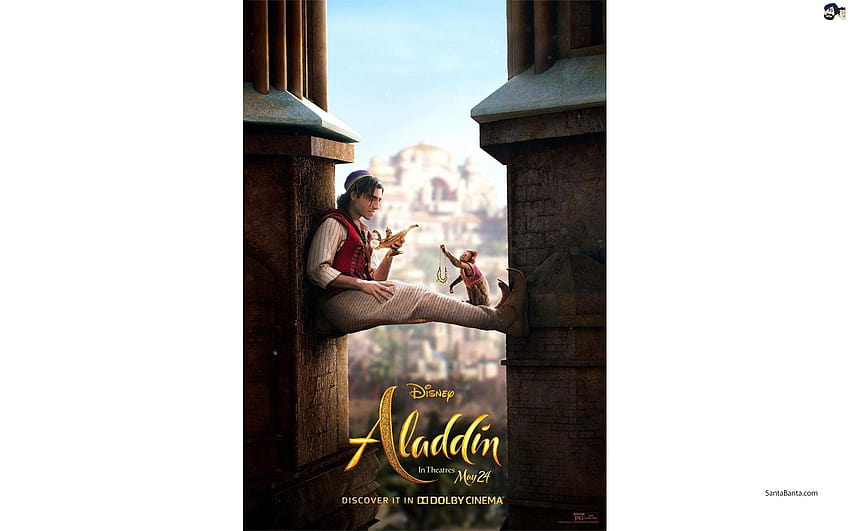 Live action remake of Disney`s 1992 animated film, Aladdin, live action films HD wallpaper