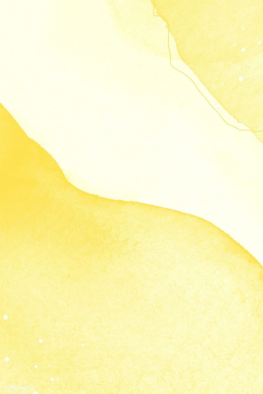 Yellow watercolor textured backgrounds HD phone wallpaper