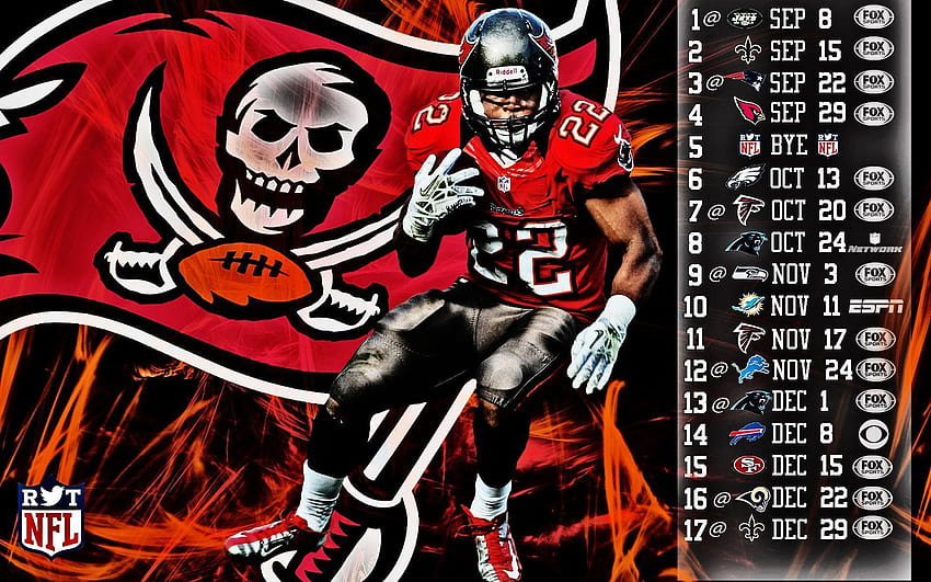 2019 Tampa Bay Buccaneers Schedule: Downloadable Wallpaper