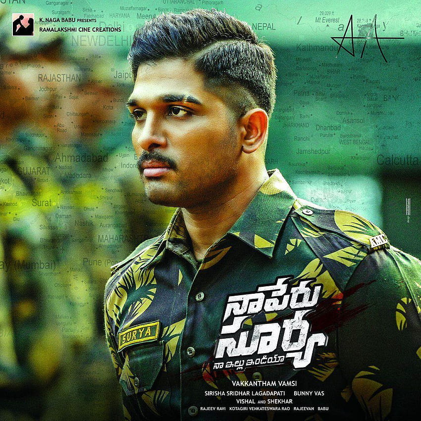 Naa Peru Surya Photos HD Images Pictures Stills First Look Posters of Naa  Peru Surya Movie  FilmiBeat